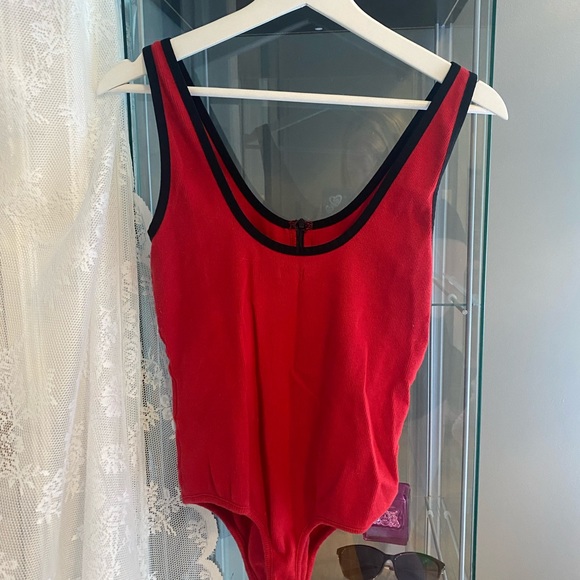 GUESS red bodysuit - Picture 2 of 2